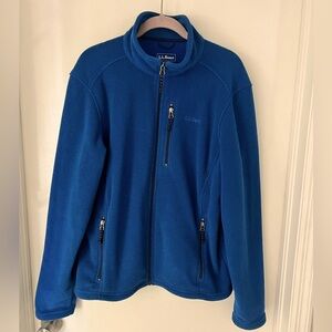 L.L. Bean Blue Fleece Jacket